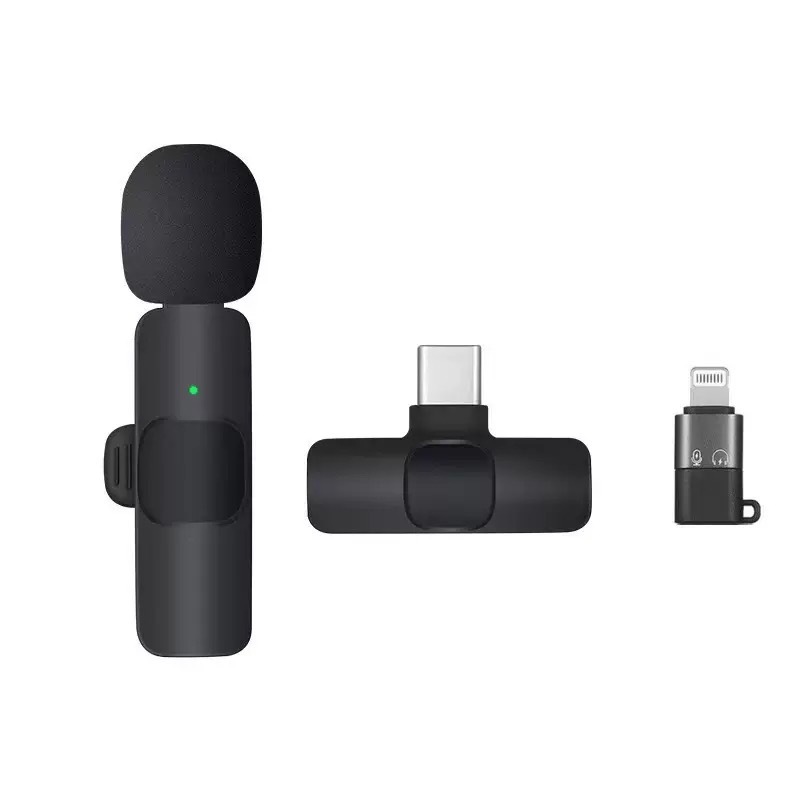 ソースファクトリー 1対2携帯電話ワイヤレスラベリアマイク ライブブロードキャストマイク ラジオワイヤレスマイクラベリアマイク|undefined