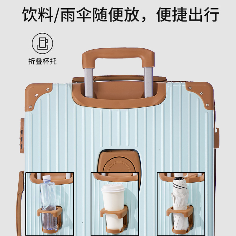 [Fábrica de selección estricta] maleta de moda de alto valor facial para mujeres y hombres, maleta de viaje de 20 pulgadas ligera y duradera para hombres y mujeres