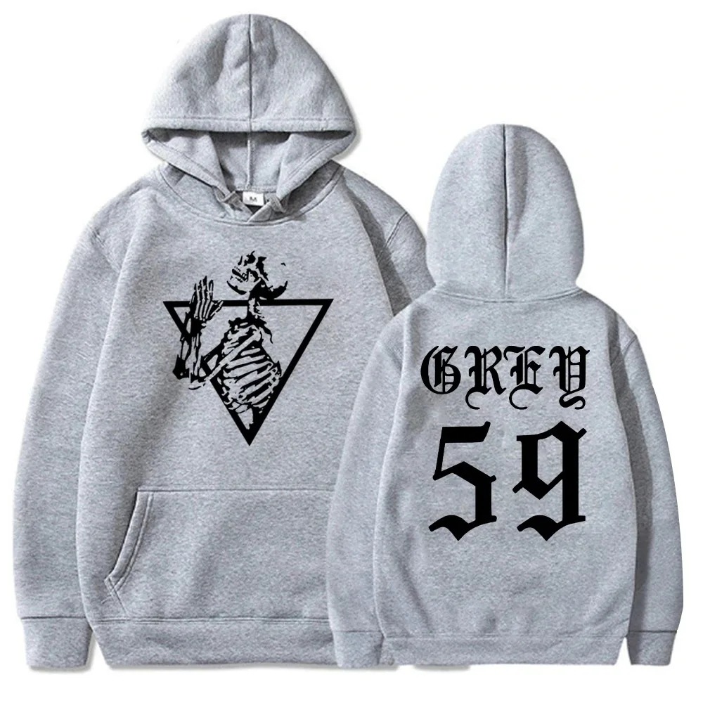 Sudadera con estampado de calavera para niños G59 Hip Hop Fashion Music Unisex Street Clothing Suéter