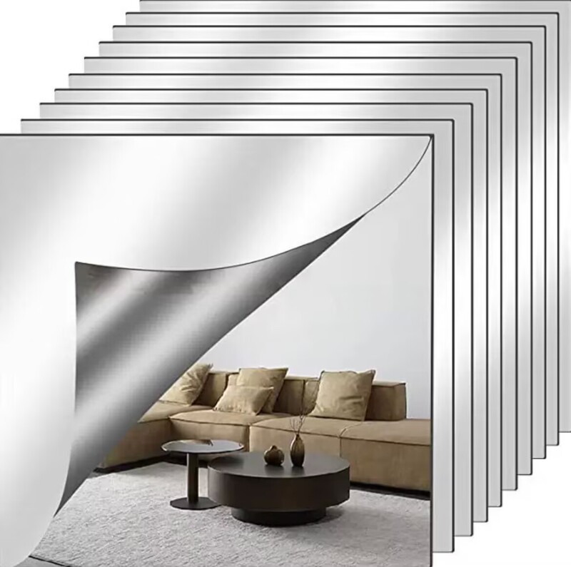 Acrylic Wall Stickers Self-Adhesive Soft Mirror Bedroom Dormitory Dressing Mirror DIY Free Splicing Mirror Stickers Cross-Border Supply Acrylic Wall Stickers Self-Adhesive Soft Mirror Bedroom Dormitory Dressing Mirror DIY Free Splicing Mirror Stickers Cross-Border Supply