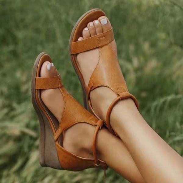 Women's Casual Color Block Open Toe Roman Sandals display picture 3