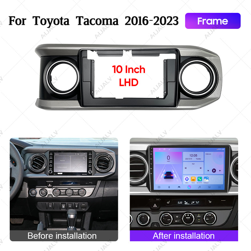Factory Price Central Control Dvd Face Frame Suitable for Toyota Tacoma Toyota Tacoma Modified Panel Versatile Frame