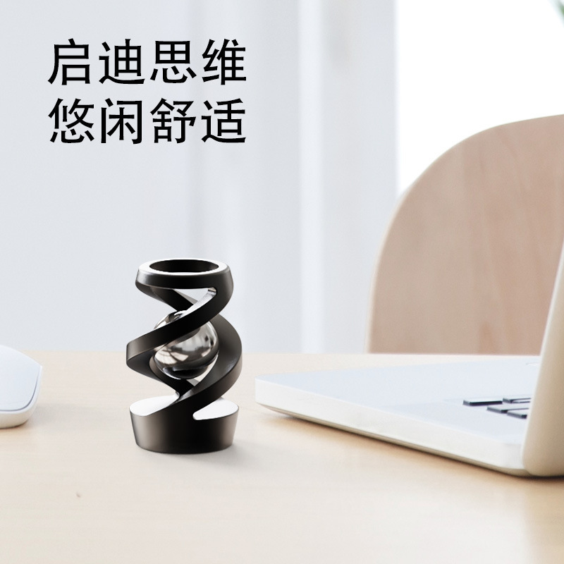 跨境爆款桌面悬浮陀螺摆件 创意陀螺解压减压创意玩具旋转|undefined