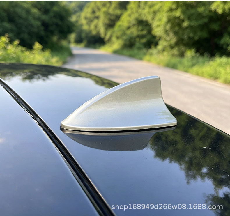 Wholesale car decoration shark fin antenna with signal reception, roof-mounted tail fin modification, no drilling required