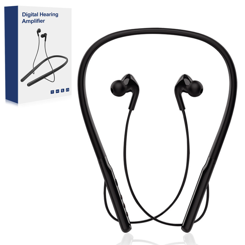 Cross-Border Digital Hearing Aid Headphones Bluetooth Auxiliary Listening Noise Reduction Long Battery Life Elderly Deafness Behind-The-Ear 16-Channel Export Spot