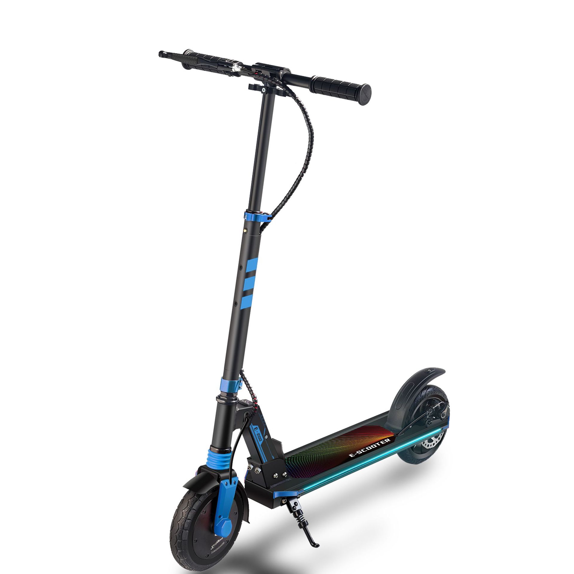 Nuevo producto transfronterizo: Patinete eléctrico infantil y para adultos, plegable y portátil, con batería de litio de 8 pulgadas.