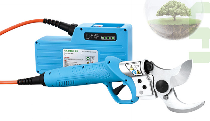 Shuchang 2,5 cm hogar tijeras de podar eléctricas tijeras de árbol frutal tijeras de jardinería Radio