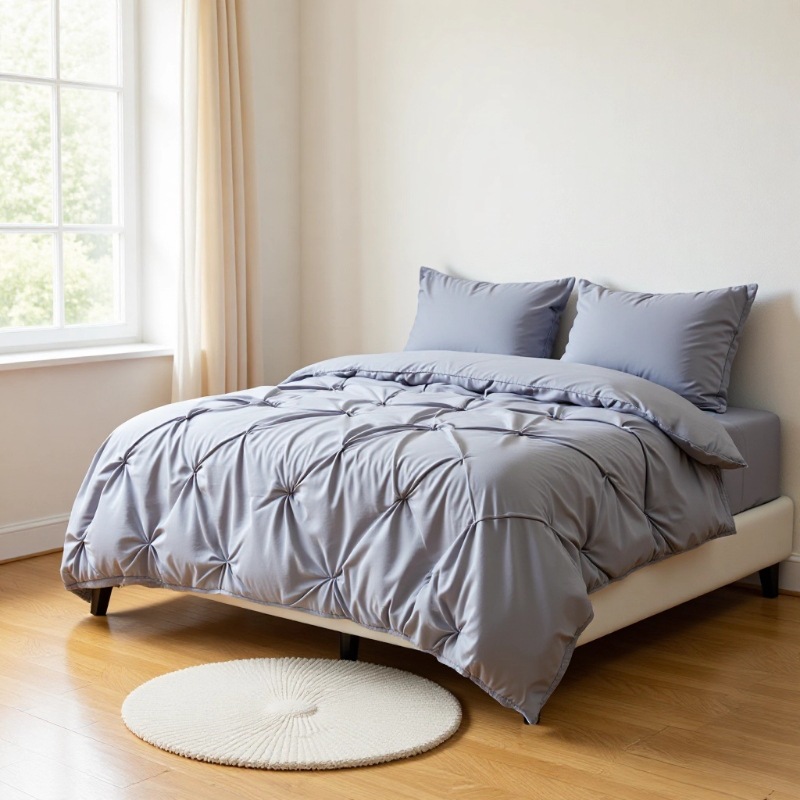 跨境亚马逊扭花床上四件套被套床单家纺床上用品套件外贸工厂批发