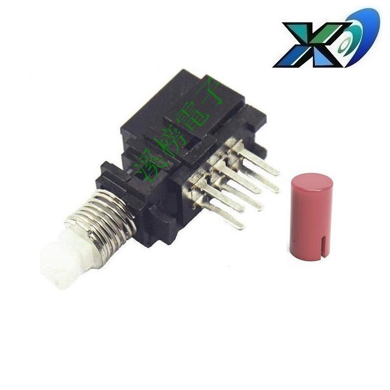 直键自锁开关侧按 琴键按键开关 迷你直键开关6脚 侧按式按钮开关