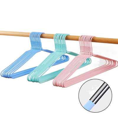 衣架冬天加粗加厚无痕防滑衣服撑子晾衣架宿舍学生挂衣架晒衣架玖