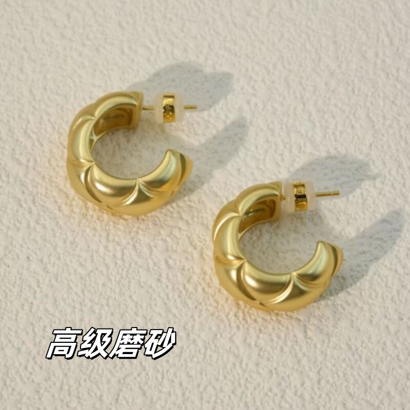 杨紫同款菱格耳环COCO耳钉法式百搭耳饰直播爆款欧美跨境厂家直销|undefined
