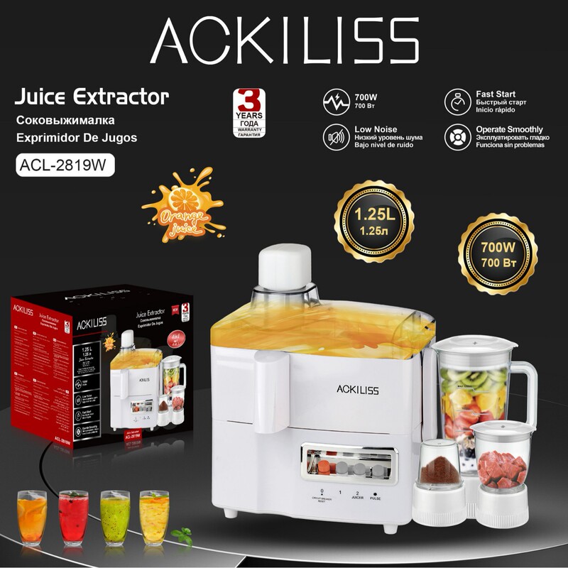 European Standard Blender Household 4-in-1 Smoothie Multi-Function Cooking Machine Wall-Breaking Machine Soy Milk Fruit Juicer