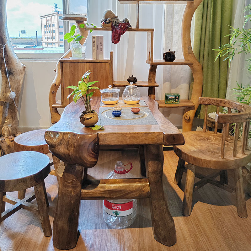 陽台專用小茶桌潮流泡茶台燒水壺一體嵌入式家用茶几客廳