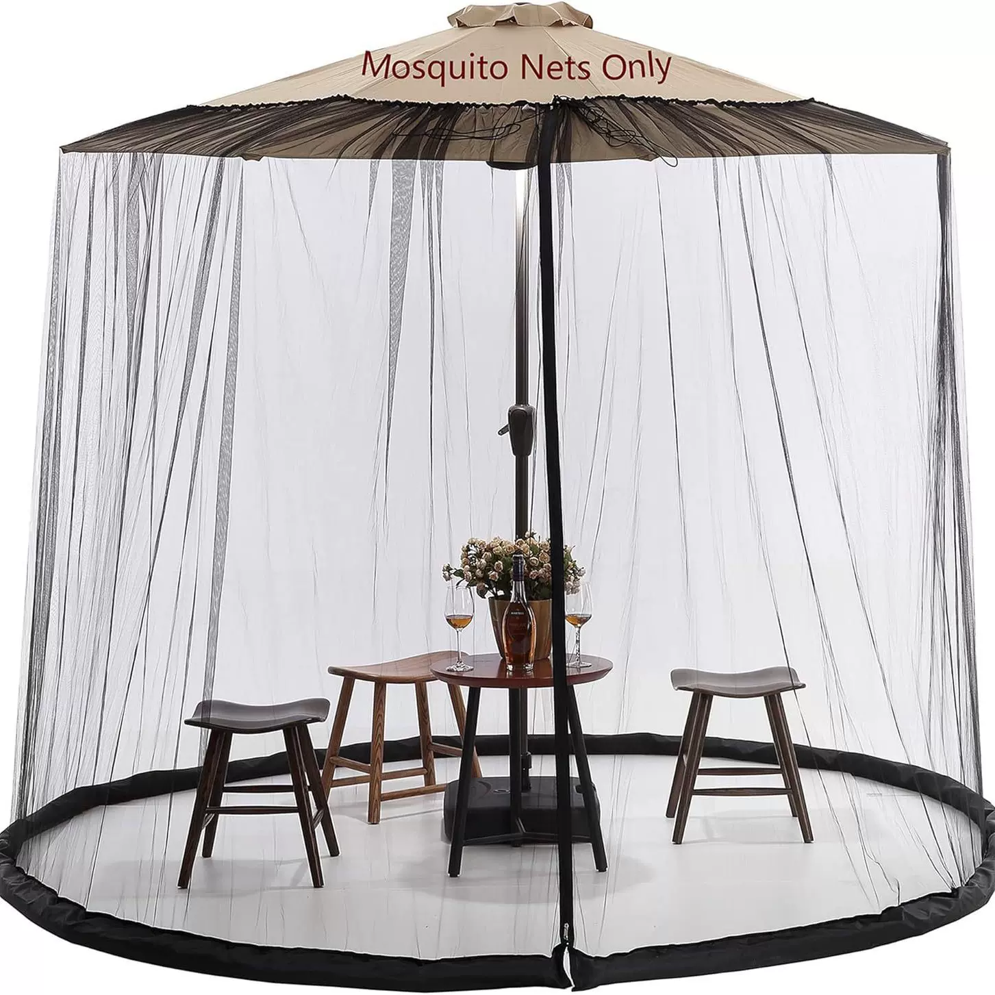 跨境Mosquito net 罗马伞蚊帐 户外庭院防蚊虫蚊帐 遮阳伞网罩
