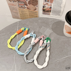 Universal Dopamine Color Anti-Fall Anti-Lost Short Cord with Adjustable Chain Strap Wristband Suitable for Apple Huawei and More