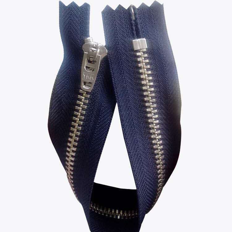 正品YKK吉田 YKK4号Y牙金属白铜闭口弹簧头裤门襟YKK拉链品质保证