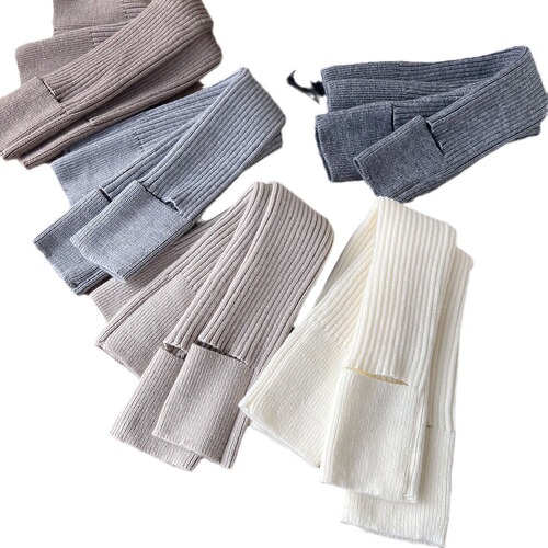 European open heel cashmere socks, yoga leggings for women, simple thickened warm foot covers, Xiaohongshu live broadcast