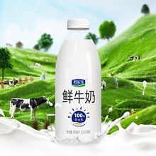 鲜牛奶950ml*3大桶装巴氏生牛乳营养早餐低温鲜奶包装其他群木