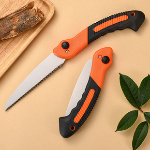 Portable Folding Saw Household Small Sharp Hand Saw Woodworking Handmade Saw Garden Shape Fruit Tree Branch Pruning Saw