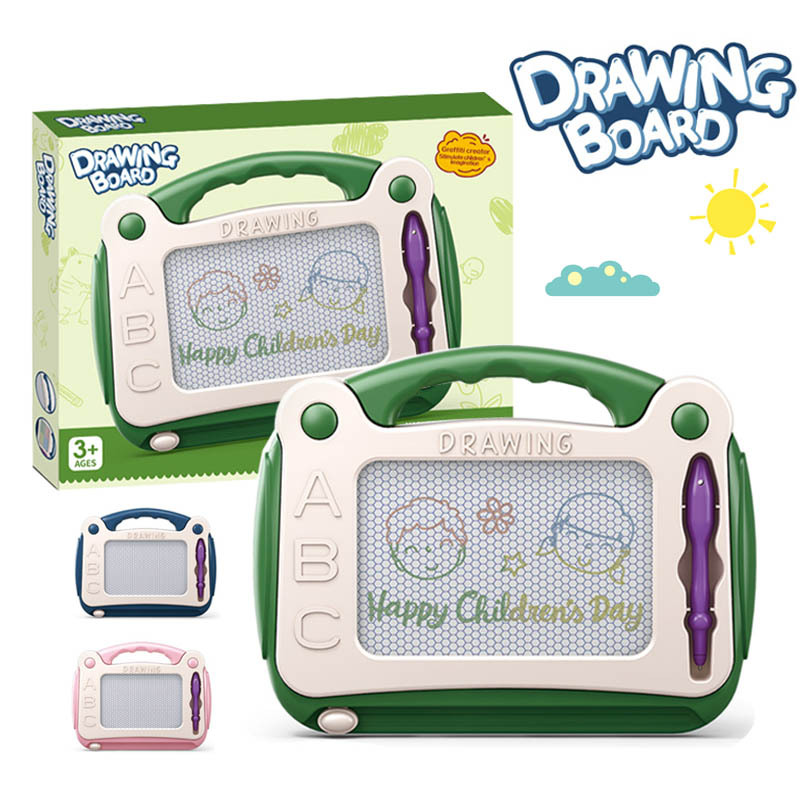 Tablero de dibujo magnético para niños transfronterizos juguete color graffiti educación temprana bebé tablero de escritura Play House regalo de pintura para niños