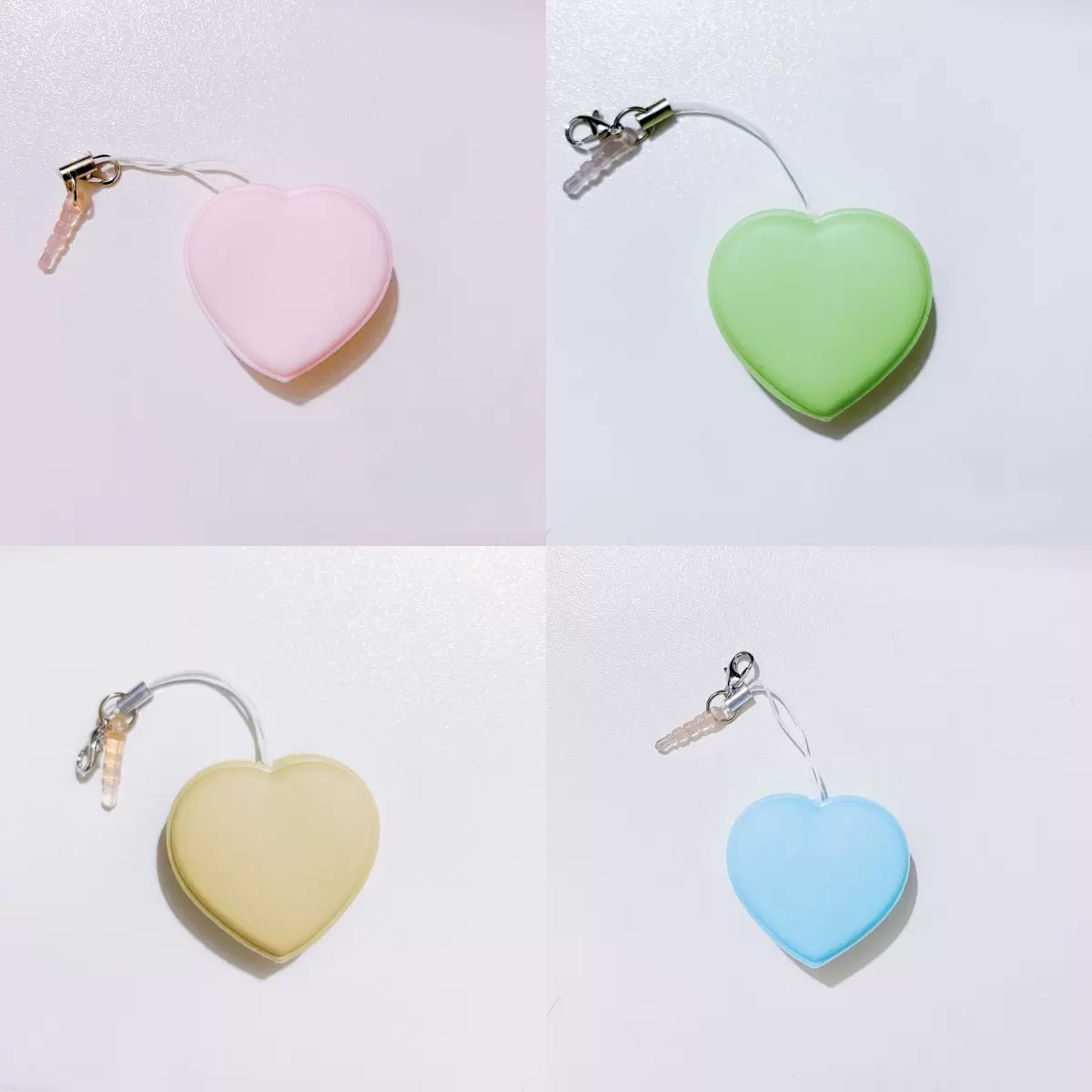 马卡龙手机擦屏幕擦爱心清洁擦眼镜片擦相机镜头擦清洁工具厂吊坠