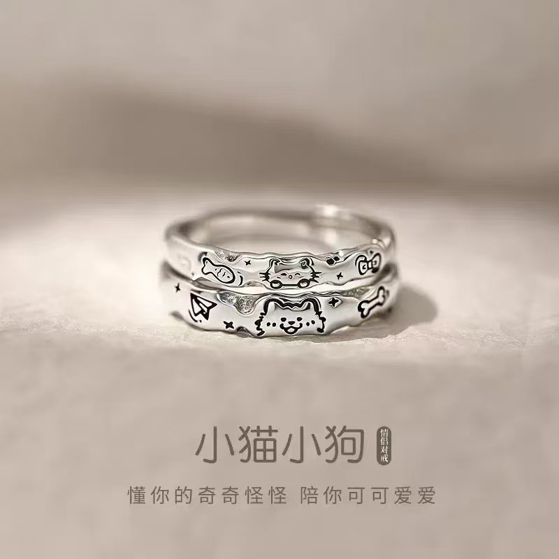 Bronce chapado al vacío no decolor Mobius anillo de nicho femenino diseño de pareja anillo de lujo ligero fábrica especial image 50