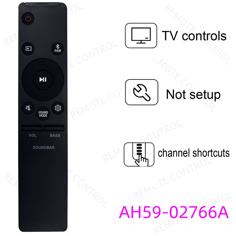 Suitable for Samsung Soundbar Home Theater Remote Control Ah59-02766A 02759A 02758A 02767A