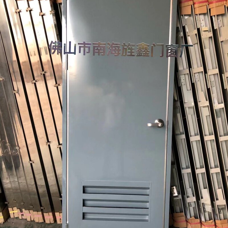 Foshan Jingxin electrolytic galvanized composite door ventilation Louver steel door anti-theft sound insulation school engineering room door