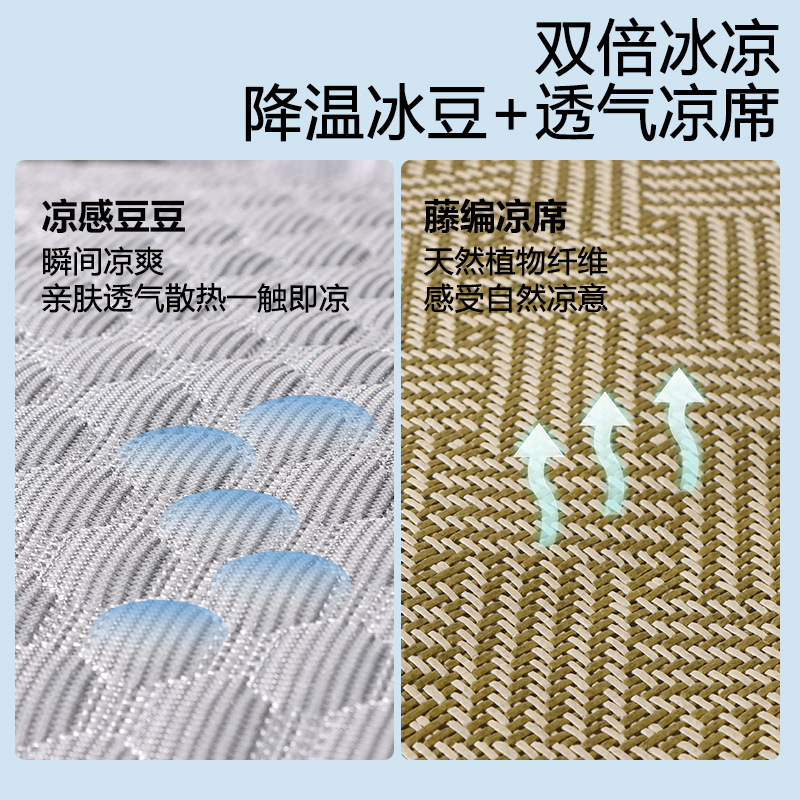 Verano transfronterizo nuevo estilo desmontable alfombra de seda de hielo alfombra para gatos alfombra para perros transpirable alfombra para gatos fresca alfombra para mascotas