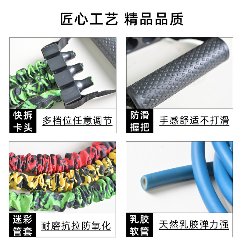 扩胸器拉力绳练胸肌拉力带男士练腹肌弹力带训练器材扩胸拉力器|undefined