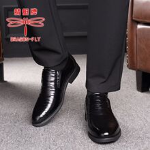 正品蜻蜓牌男鞋2025新款商务休闲皮鞋加厚棉鞋防滑软底潮流休闲鞋