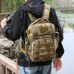 Luya bag backpack men's outdoor multi-functional camouflage Tactical Small backpack travel Mountaineering Sports Backpack