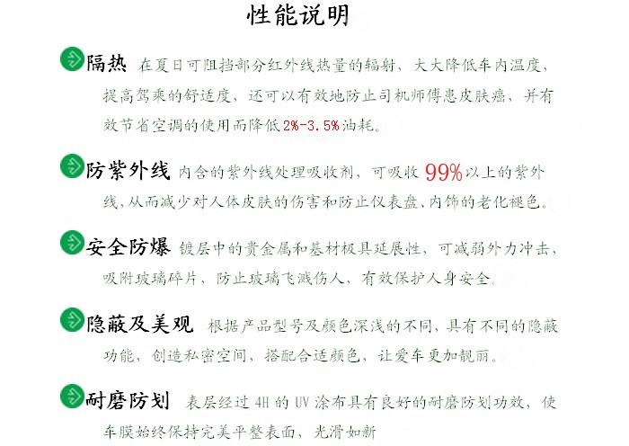 Magnetic Heat-Reflective Solar Film Glass Film for Front and Side Windows, Heat-Insulating, Explosion-Proof, Uv-Resistant Car Window Film