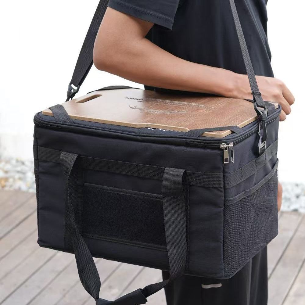 新型アウトドアテーブル付き多機能キャンプ戦術収納カバン