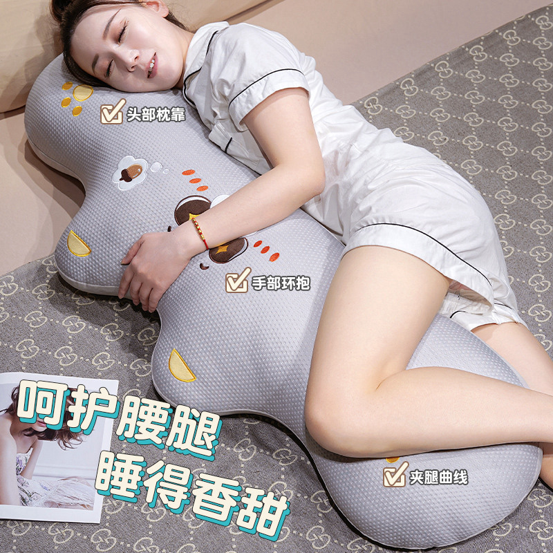 Filamento de hielo animal almohada pierna almohada almohada de cabeza de verano fresco dibujos animados almohada siesta almohada colchón almohada pierna almohada almohada de cabeza de cama