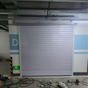 Underground Parking Space Electric Insulated Rolling Shutter Door Stainless Steel Electric Rolling Shutter Door Shenyang Factory Direct Sale