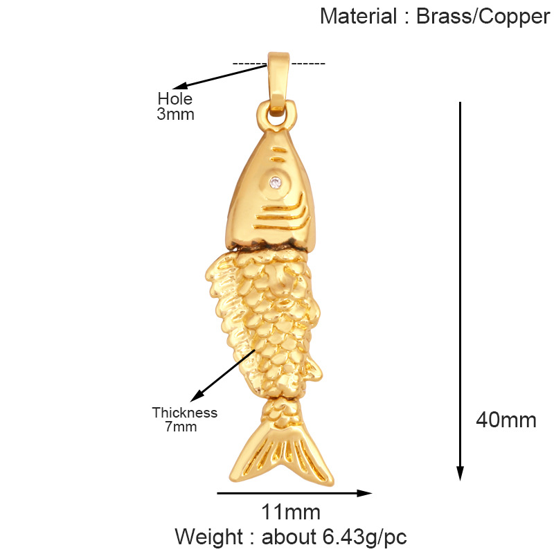 3g Weight Pendant Jewelry Making Type 11*28mm Jewelry Making Size DIY Ornament Accessories Classification 1 Piece Quantity Copper Material Conch, Dolphin, Hippocampus, Fish Pattern All Seasons Season Polished Finish Plating Design Elegant, Sweet Style 1 Piece 11*28mm Copper Conch Dolphin Hippocampus Polished Pendant DIY Ornament Accessories 11