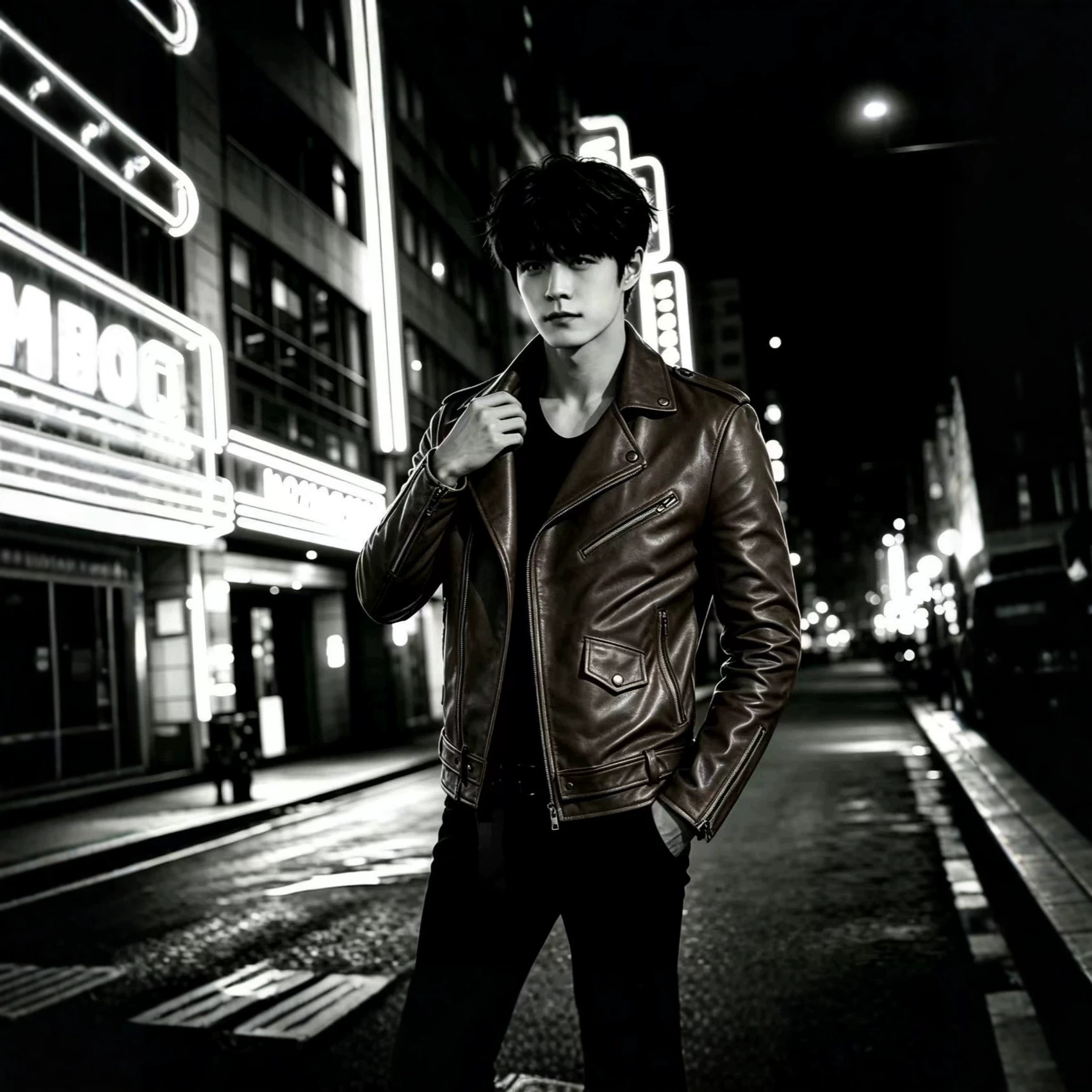 New men's leather jacket trend men's motorcycle leather jacket new products factory direct plus size men's color