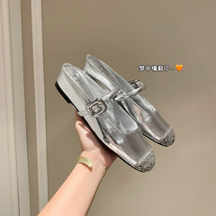 夢中情鞋！2024新款內增高包頭淺口超軟真皮羊皮一腳蹬穆勒拖鞋女