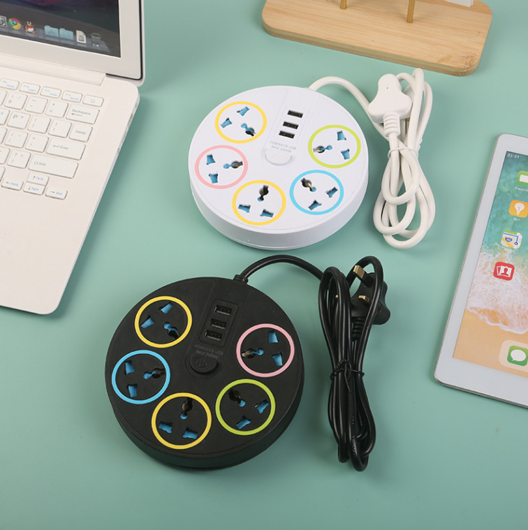 外贸出口插座USB插线板越南家用办公桌面电源