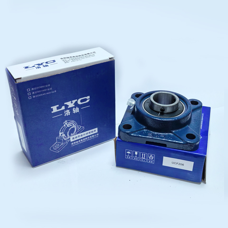 现货批发UCP205系列 木工机械 洛阳轴承 LYC 外球面带座轴承