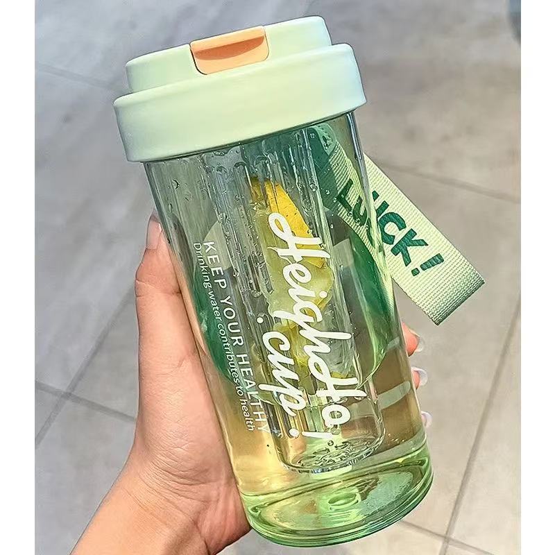 Green straw, 600 ml