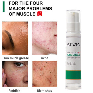 Cross-Border Fatazen Salicylic Acid Anti-Acne Cream Fades Acne Marks and Pits, Shrinks Pores, Removes Acne, Closes Mouth and Removes Acne Cream