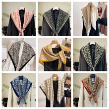 工厂韩版春夏新款90*90棉麻纱巾薄款披肩出游防晒沙滩巾头巾方巾