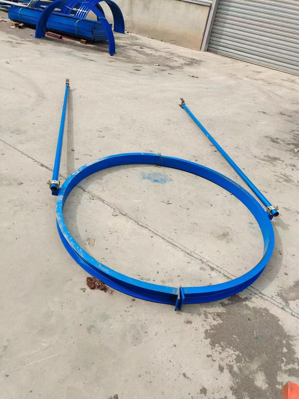 铭宇建筑安全梯笼连墙件桥梁墩柱施工抱箍 墩身附着件爬梯固定架-阿里巴巴