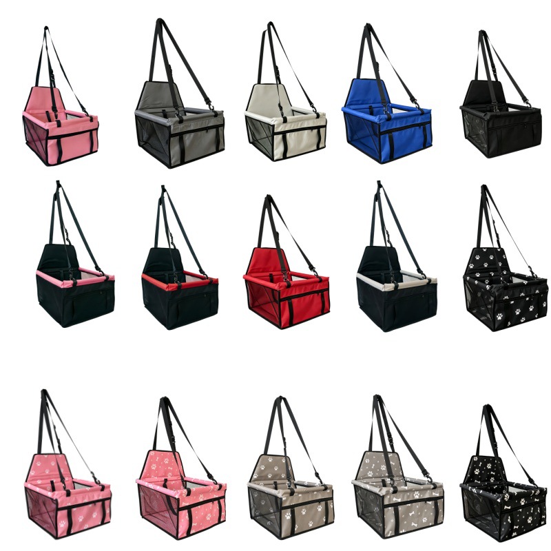 Pet Car Booster Seat Bag Cross-Border Car Pet Seat Bag Dog and Cat Safety Seat
