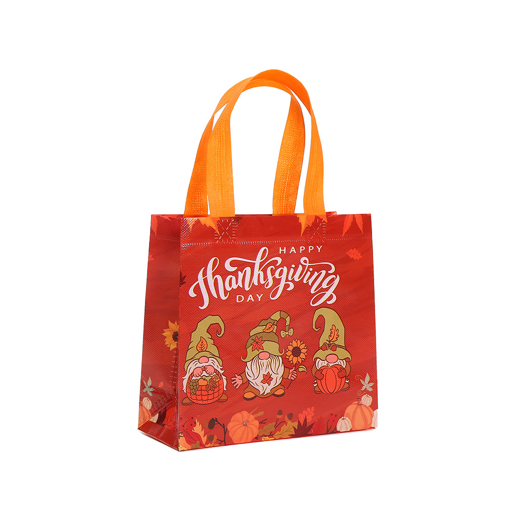 Bolsas de tela no tejida de venta transfronteriza caliente serie de regalos de Acción de Gracias bolsa de regalo de cumpleaños bolsa de embalaje bolsa impermeable bolsa al por mayor image 5