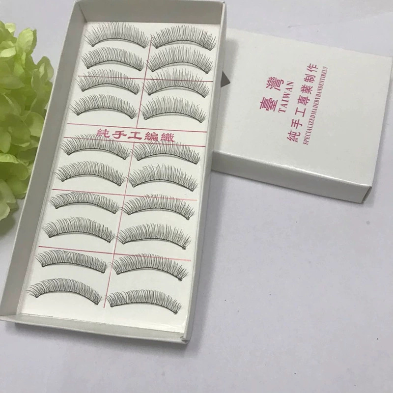 Whole Cluster of False Eyelashes, One-Piece Taiwanese False Eyelashes, Ten Pairs, Hand-Woven, Natural and Various Styles of False Eyelashes Whole Cluster of False Eyelashes, One-Piece Taiwanese False Eyelashes, Ten Pairs, Hand-Woven, Natural and Various Styles of False Eyelashes