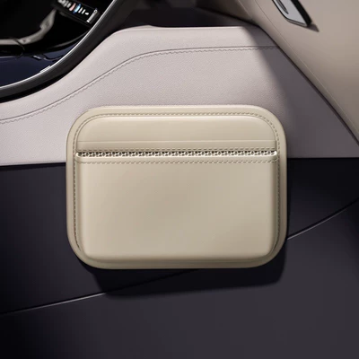 Car storage bag/box Car Storage Box for - beige-upgraded-and-thickened-version