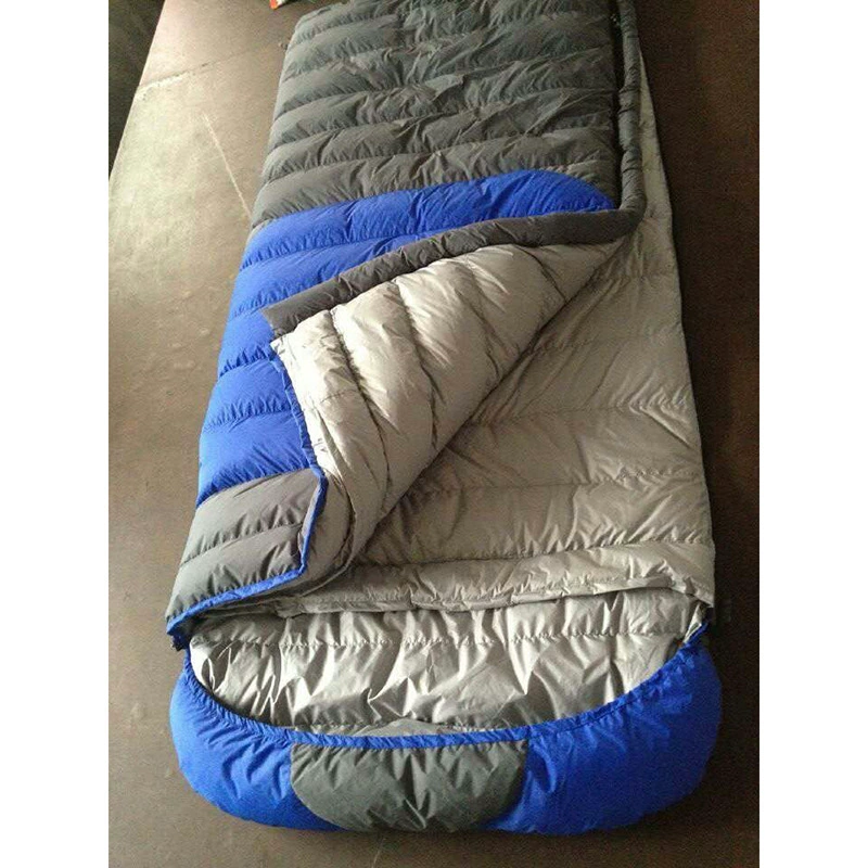 Travel sleeping bag with down for adults for double, 1meter